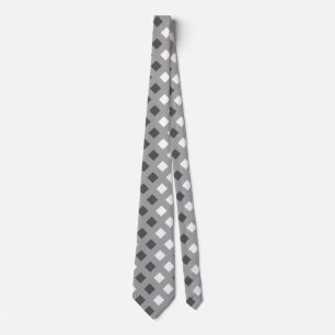 Classic gris clair Plaid Unisex Cravate
