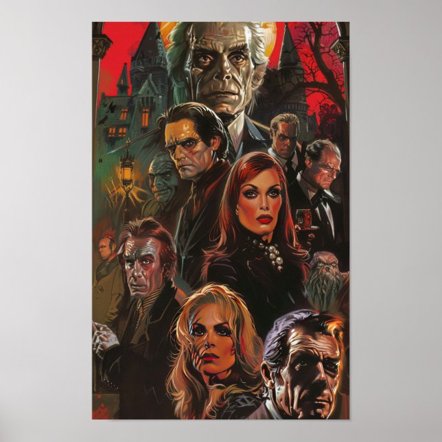 Classic Hammer Horror Films Film Poster (Devant)
