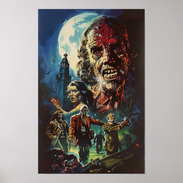 Classic Hammer Horror Films Film Poster (Devant)