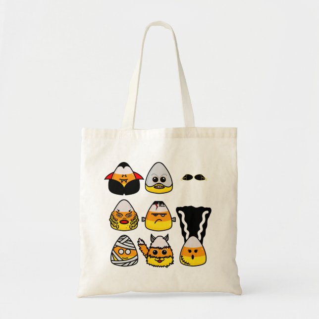 Classic Hollywood Monsters Sac fourre-tout de Corn (Devant)