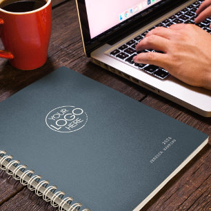 Classic Indigo-Navy Blue Modern Logo hebdomadaire