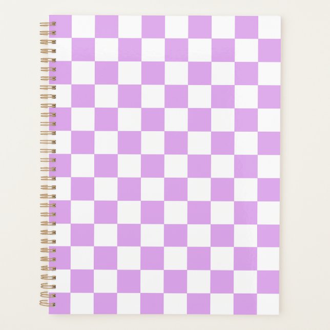 Classic light lavender checkerboard  (Devant)