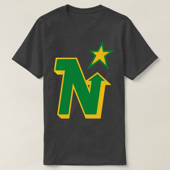 Classic Minnesota North Stars Hockey TShirt 3 (Design devant)