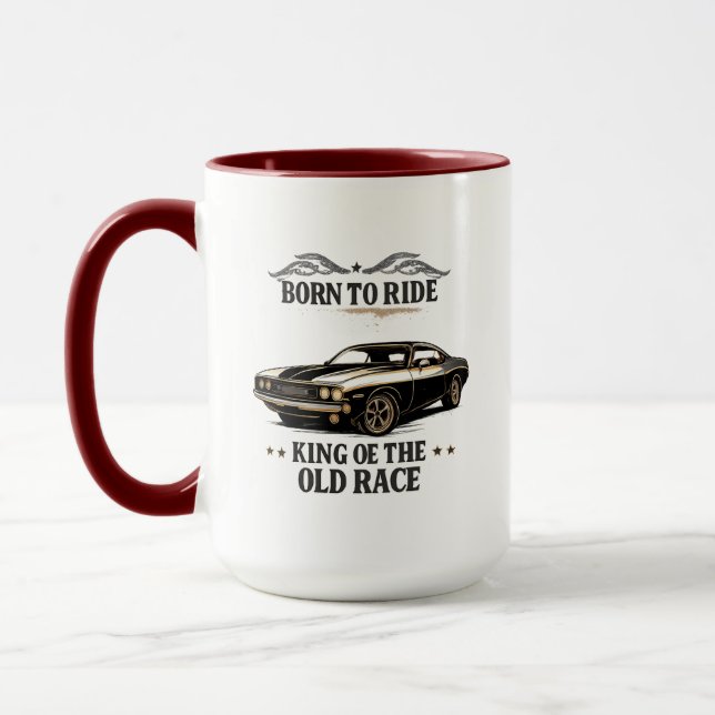 Classic Muscle Car Combo Mug (Gauche)
