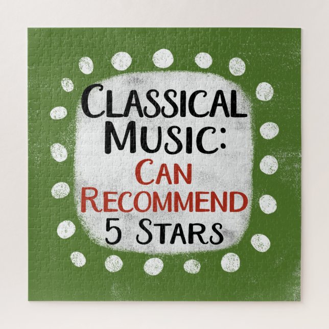 Classic Music Review 5 Étoiles Jigsaw Puzzle (Vertical)