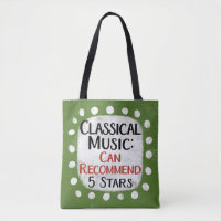 Classic Music Review 5 étoiles Sac fourre-tout