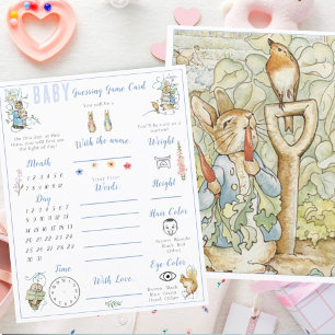 Classic Peter le Rabbit Baby shower Jeu