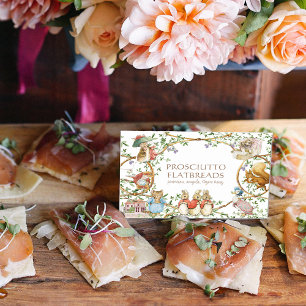 Classic Peter the Rabbit Buffet Carte de Nom alime