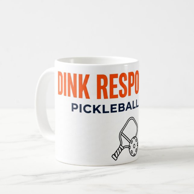 Classic Pickleball Mug - Dink Responsibly Club (Devant gauche)