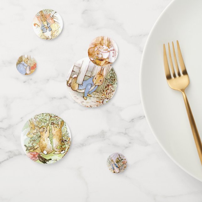 Classic Pierre le lapin Table Confetti Set 1 (Groupe)