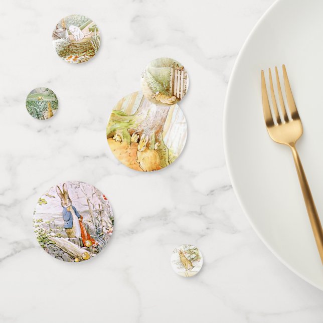 Classic Pierre le lapin Table Confetti Set 2 (Groupe)