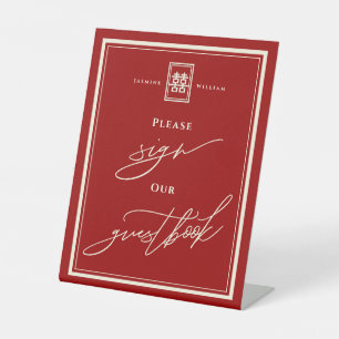 Classic Rectangle double bonheur signe livre d'or