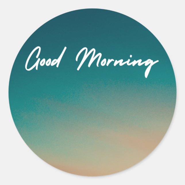 Classic Round Stickers  (Devant)