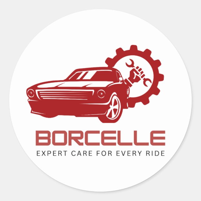 Classic Round Stickers  (Devant)