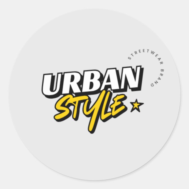 Classic Round Stickers  (Devant)