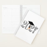 Classic Silver Class of 2027 Graduation<br><div class="desc">* CONGRATS TO THE GRAD! * * Customize this day / week planner for the graduate weeks to come! * With colorful stickers, 60 pages and 12 months long. * Two size options to choose from (soft or hard cover). * Add text to the cover (and / or to the...</div>
