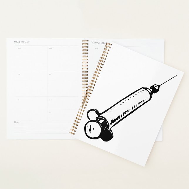 Classic Syringe Sketch Medical Equipment (Créateur téléchargé)