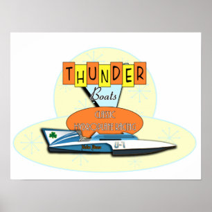 Classic Thunderboats Poster