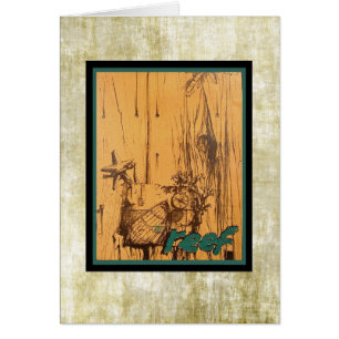 Classic vieux menu Tiki du milieu du siècle!