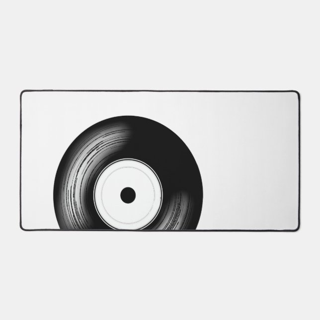 Classic Vinyl Disc Desk Mat (Recto)