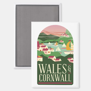 Classic Wales Cornwall Magnet Vintage voyage