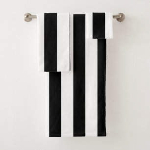 Classic Wide Stripes, noir et blanc