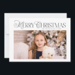 Classic Winter Blue Holiday Multi Carte photo<br><div class="desc">Cette jolie carte de vacances comporte une jolie police et plusieurs photos à l'arrière. N'hésitez pas à nous contacter si vous avez des demandes - NOTAMMENT si vous désirez un autre message d'accueil au sommet. Merci d'avoir visité mon magasin Zazzle !</div>