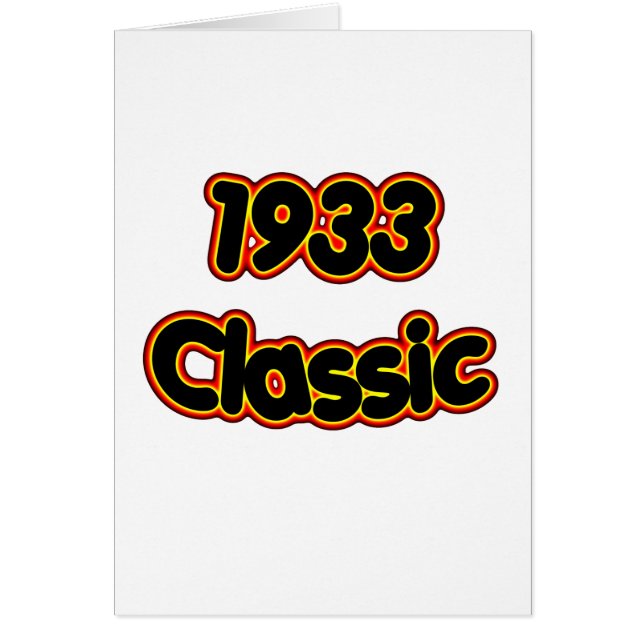 Classique 1933 (Devant)
