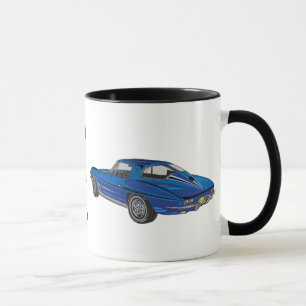 Classique 1963 Corvette Bleue DAD Coffee Mug