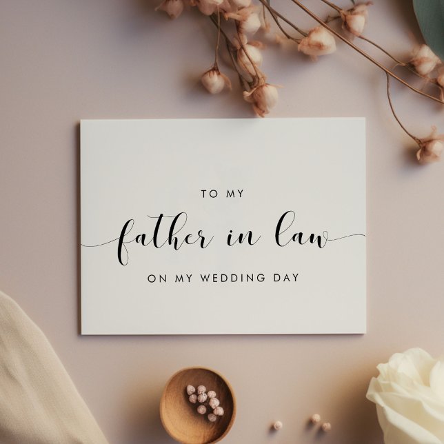 Classique à mon beau-père sur ma carte de jour de  (Créateur téléchargé)