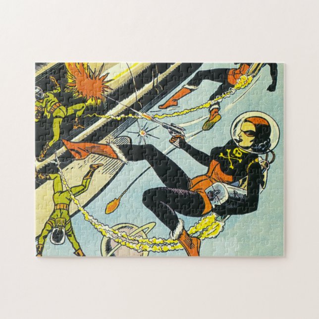 Classique "Badass Ladies in Space" Puzzle (Horizontal)