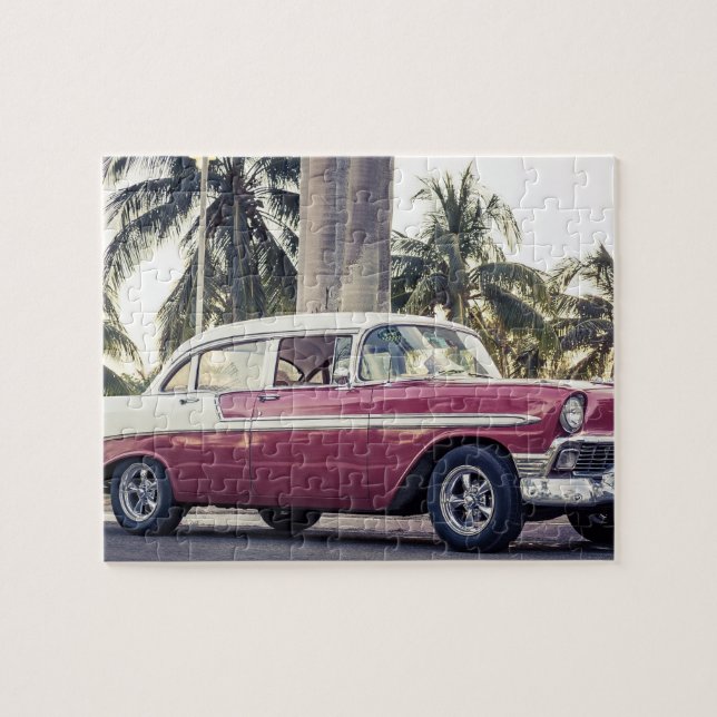 CLASSIQUE CAR TROPICAL JIGSAW PUZZLE (Horizontal)