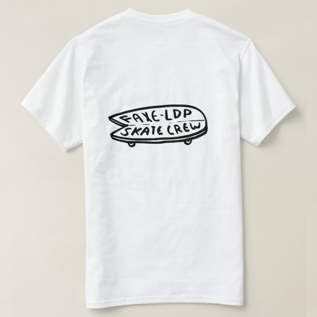 Classique de T-shirt de FLSC, blanc (Design dos)