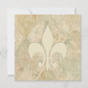 Classique Fleur De Lis Invitations De Mariage