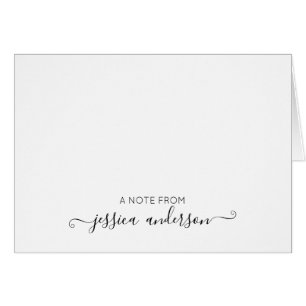 Classique Moderne Design élégant Noir Gris Script