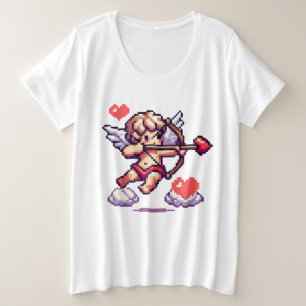 Classique/vintage de la Saint-Valentin 8 bits Cupi