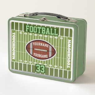 Classiques de football personnalisées Lunchbox sur