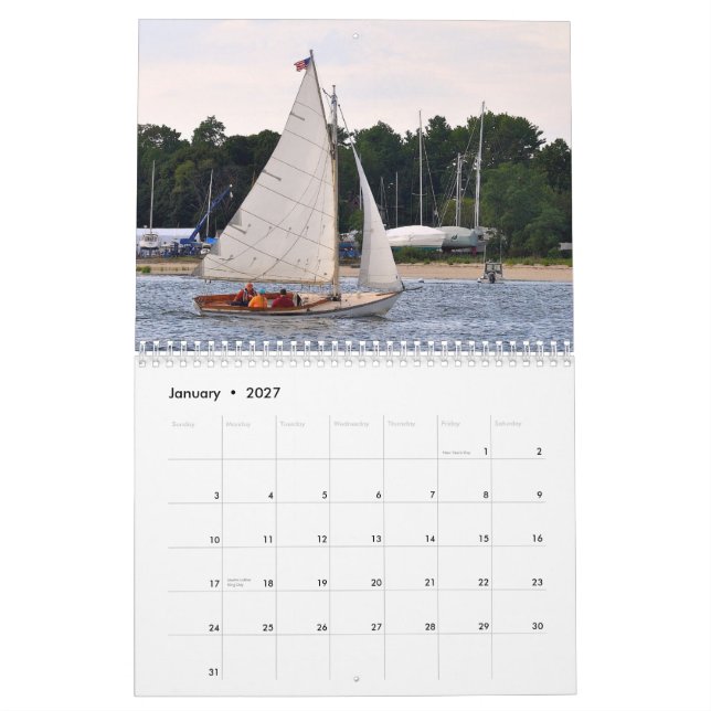 Classiques emballant le calendrier 2015 (Jan 2027)