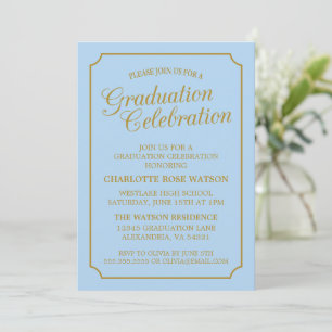 CLASSY CHIC ELEGANT GRADUTY INVITATION PARTI