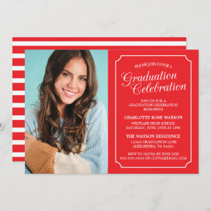 CLASSY CHIC ELEGANT GRADUTY INVITATION PARTI
