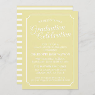 CLASSY CHIC ELEGANT GRADUTY INVITATION PARTI