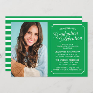 CLASSY CHIC ELEGANT GRADUTY INVITATION PARTI