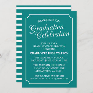 CLASSY CHIC ELEGANT GRADUTY INVITATION PARTI