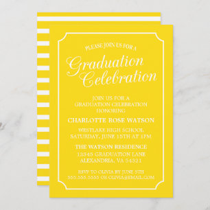 CLASSY CHIC ELEGANT GRADUTY INVITATION PARTI