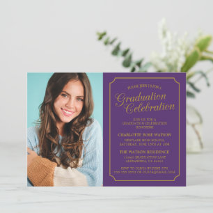 CLASSY CHIC ELEGANT GRADUTY INVITATION PARTI