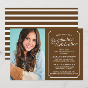 CLASSY CHIC ELEGANT GRADUTY INVITATION PARTI