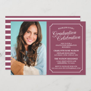 CLASSY CHIC ELEGANT GRADUTY INVITATION PARTI