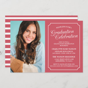CLASSY CHIC ELEGANT GRADUTY INVITATION PARTI