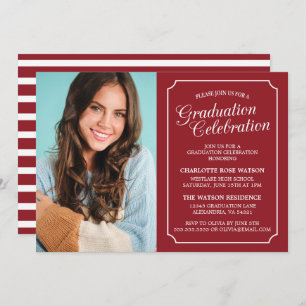 CLASSY CHIC ELEGANT GRADUTY INVITATION PARTI