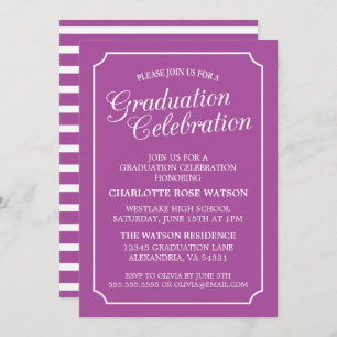 CLASSY CHIC ELEGANT GRADUTY INVITATION PARTI